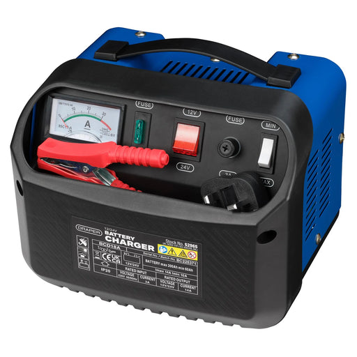 Draper Battery Charger 12/24V 10-14A for Lead Acid Batteries