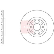 Apec 2 x Vented Front Brake Discs DSK2285