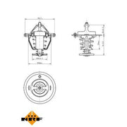 NRF Thermostat,Coolant 725087