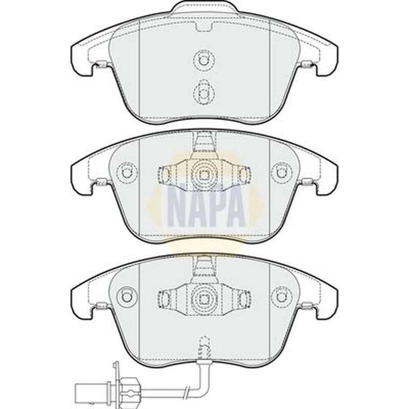 NAPA Front Brake Pad Set NBP1279