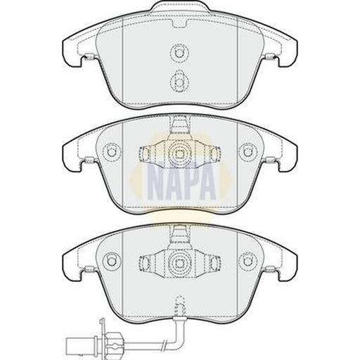 NAPA Front Brake Pad Set NBP1279