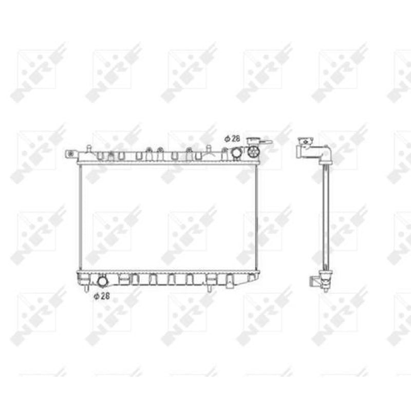 NRF Engine Radiator 53583