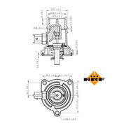 NRF Thermostat,Coolant 725024
