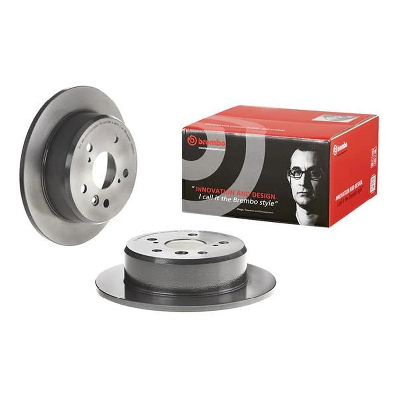 Brembo 2 x Solid Rear Brake Discs 08.5625.21
