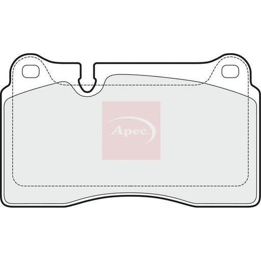 Apec Front Brake Pad Set PAD1508