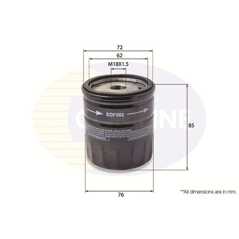 Comline Engine Oil Filter EOF002