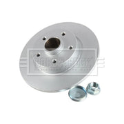 Borg & Beck 2 x Solid Rear Brake Discs BBD6117S