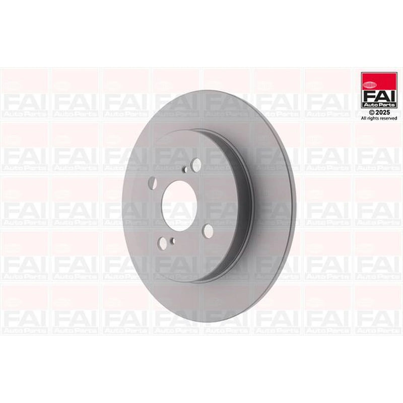 FAI 2 x Solid Rear Brake Discs BD251