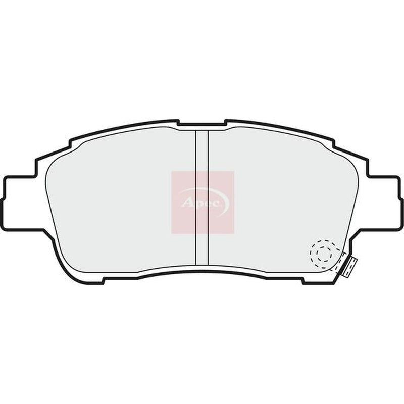 Apec Front Brake Pad Set PAD1092