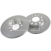 Borg & Beck 2 x Solid Rear Brake Discs BBD4284