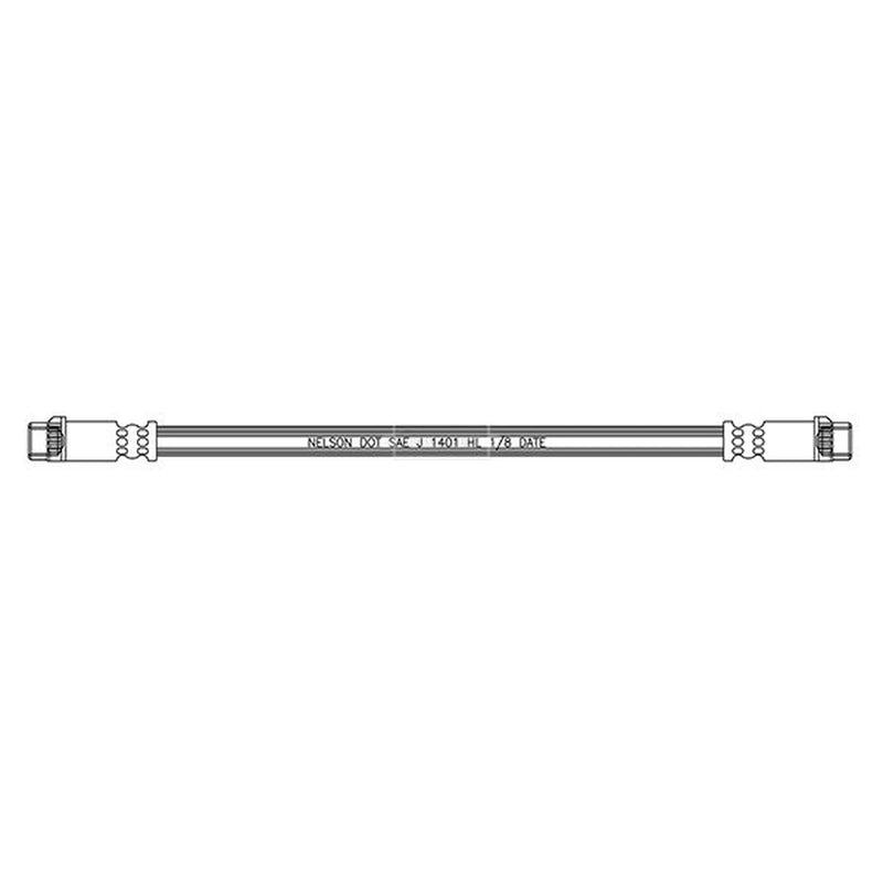 Borg & Beck Brake Hydraulic Hose Line Rear Left BBH7837