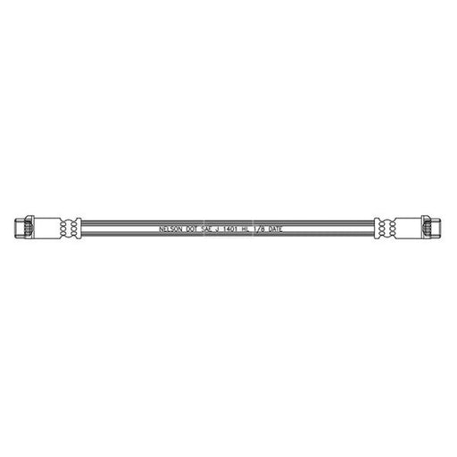 Borg & Beck Brake Hydraulic Hose Line Rear Left BBH7837