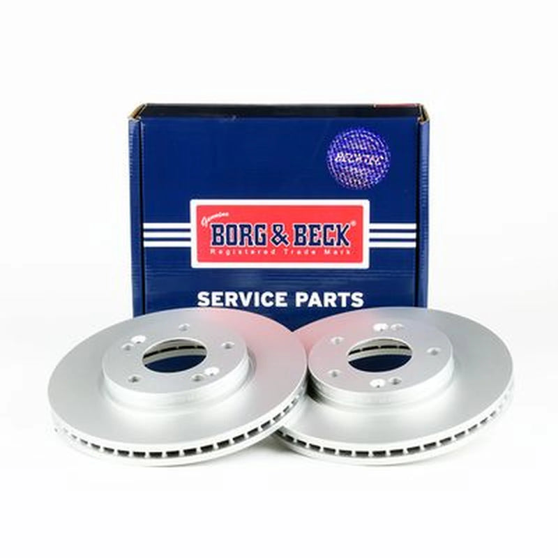 Borg & Beck 2 x Vented Front Brake Discs BBD4338