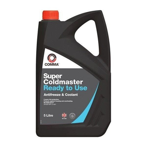 Comma Super Coldmaster Antifreeze & Coolant - Ready To Use - 5 Litre Comma  - Town Parts