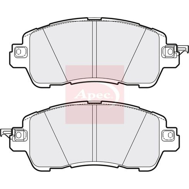Apec Front Brake Pad Set PAD2082
