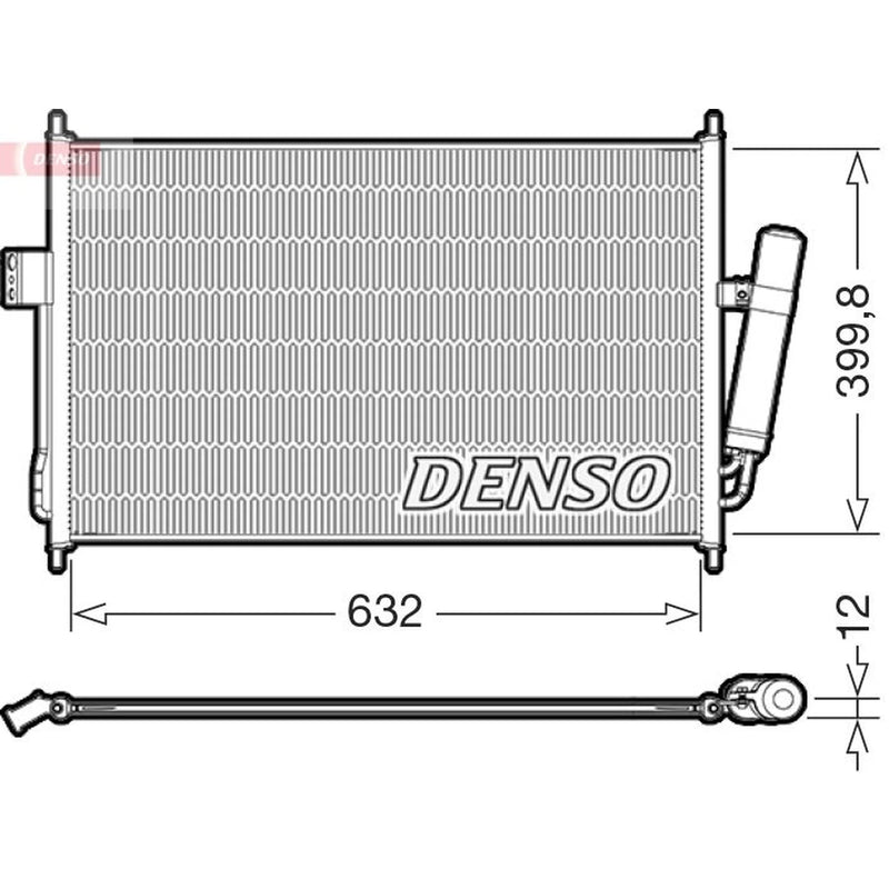 Denso Air Conditioning Condenser DCN99084