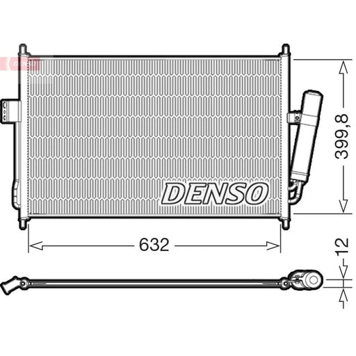 Denso Air Conditioning Condenser DCN99084