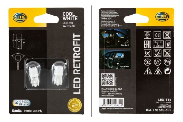 Hella 8GL 178 560-601 Bulb, interior light