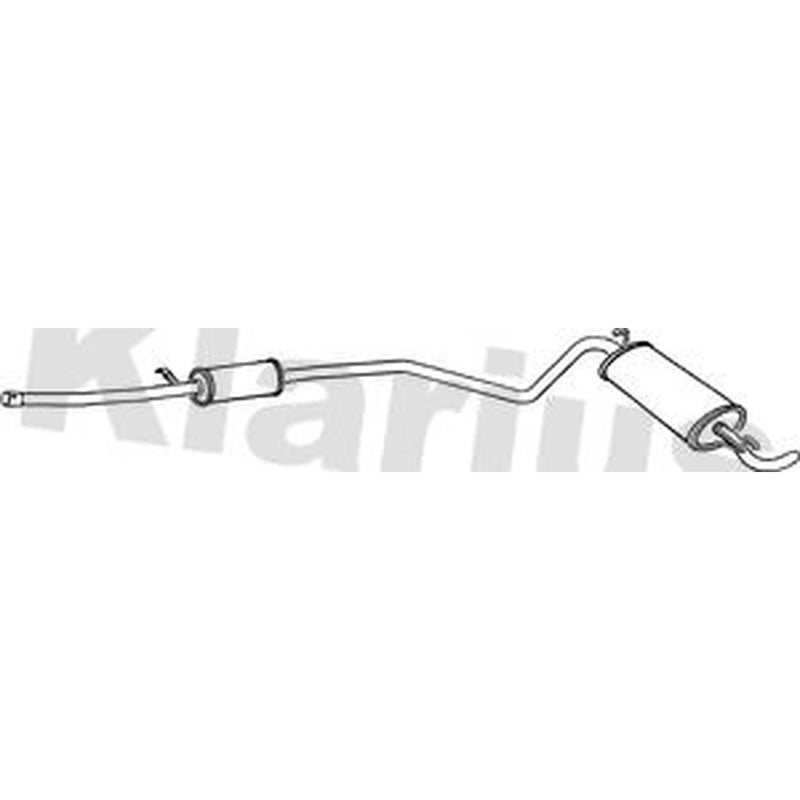 Klarius Box With Tail Pipe Rear FT598H
