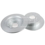 Borg & Beck 2 x Solid Rear Brake Discs BBD4672