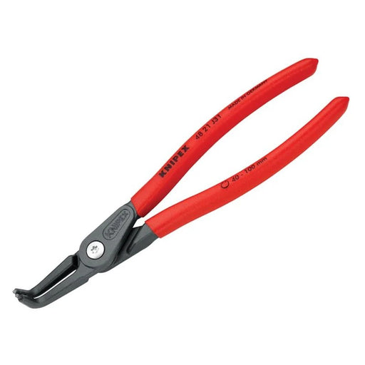 KNIPEX 48 21 J31 Precision Circlip Pliers Internal 90° Bent 40-100mm