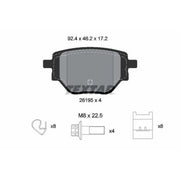 Textar Rear Brake Pad Set 2619501