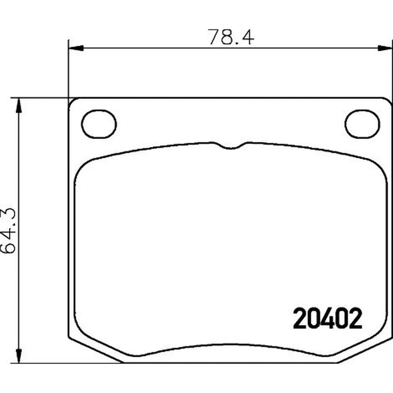 Mintex Front Brake Pad Set MDB1581