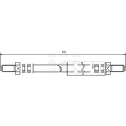 Apec Brake Hydraulic Hose Line Front HOS3287