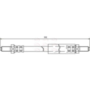 Apec Brake Hydraulic Hose Line Front HOS3287