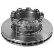 Febi 2 x Internally Vented Rear Brake Discs 106339
