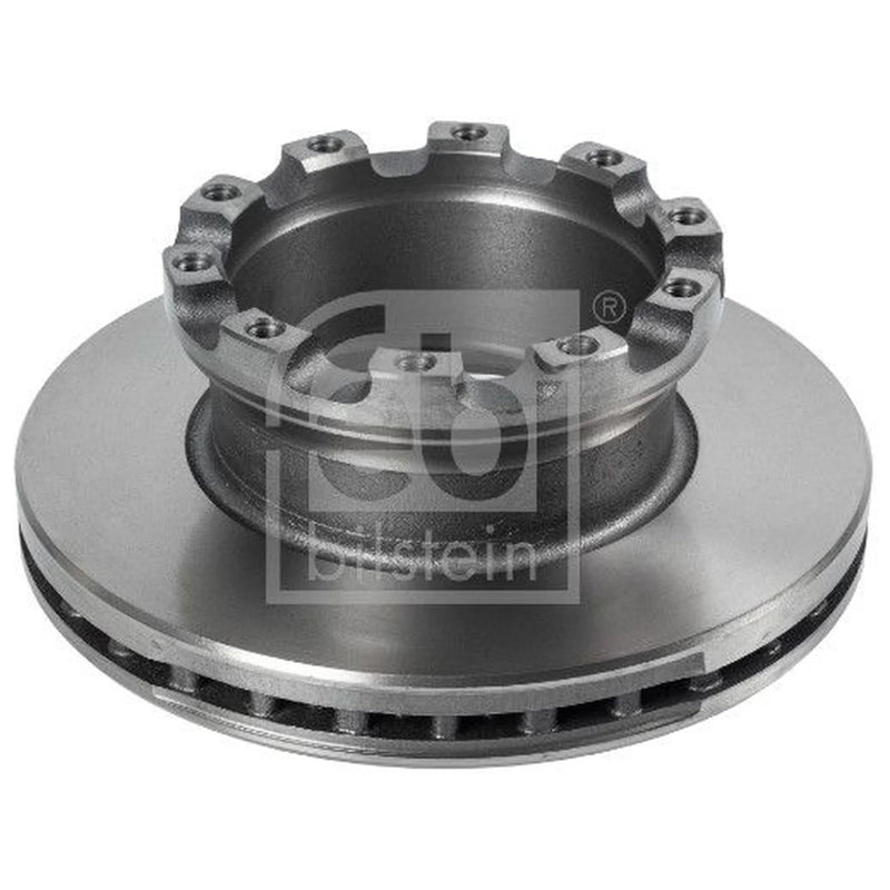 Febi 2 x Internally Vented Rear Brake Discs 106339