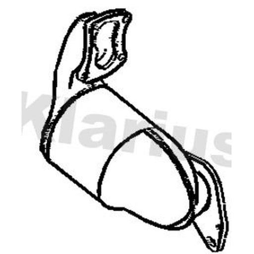 Klarius Catalyst Type Approved With Pipe Front 322075