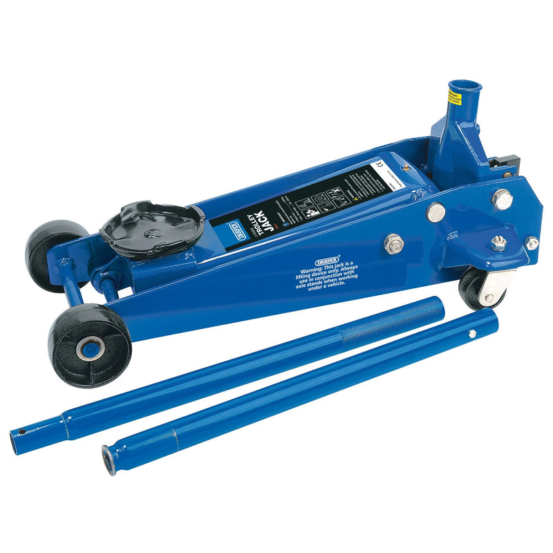 Draper Garage Trolley Jack, 3 Tonne Capacity