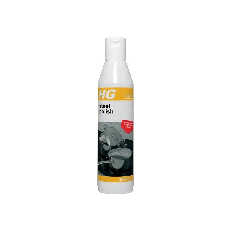 H G Steel Polish 250ml - Cleans & Protects Stainless Steel