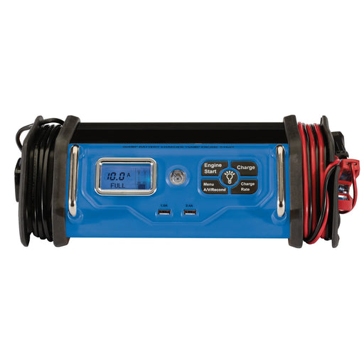 Draper 12V Battery Starter/Charger 30A with LCD Screen