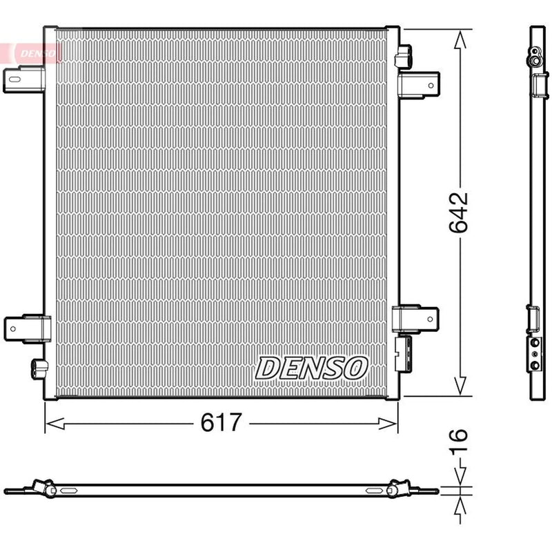 Denso Air Conditioning Condenser DCN46027