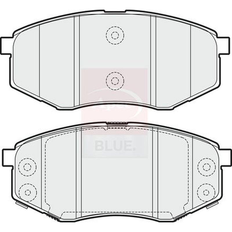 Apec Front Brake Pad Set PD3701