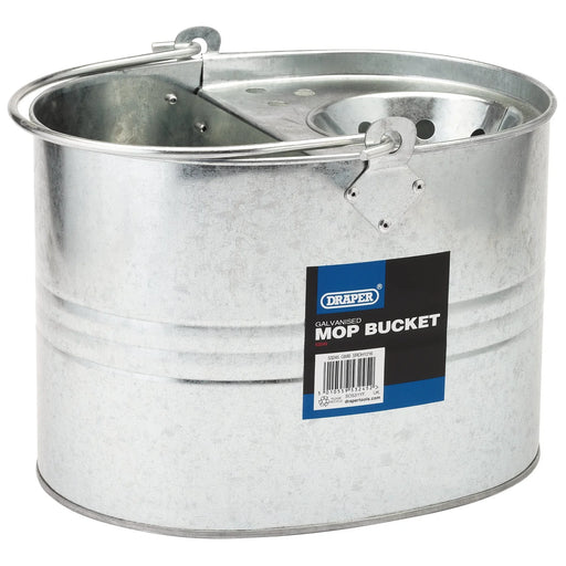 Draper Mop Bucket 9L Galvanised Steel