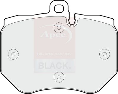 Apec Black Front Brake Pad Set PAD1720B