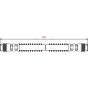 Apec Brake Hydraulic Hose Line Rear HOS3135