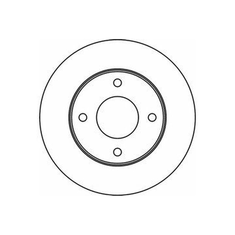 Abtex 2 x Vented Front Brake Discs BD1297V