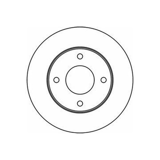 Abtex 2 x Vented Front Brake Discs BD1297V