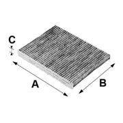 Valeo Cabin Air Filter (Pollen Filter) Centre 698716
