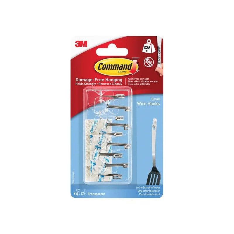 Command™ Clear Wire Hooks Value Pack (Pack 9) - 7100352691