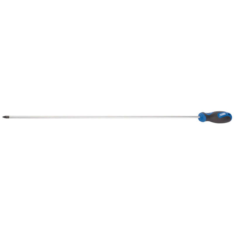 Draper Extra Long Reach Soft Grip PZ Type Screwdriver 450mm
