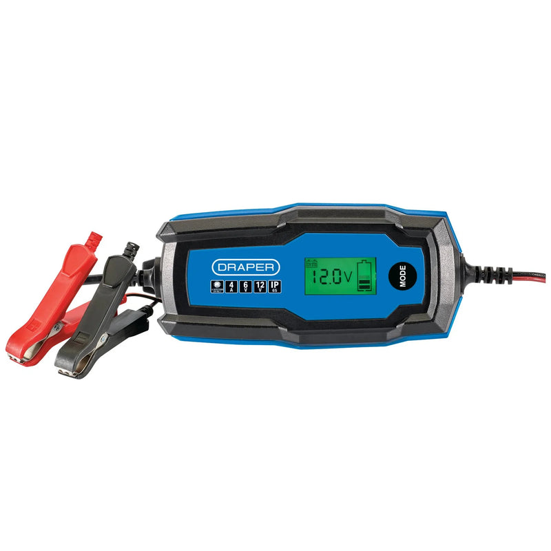 Draper Smart Charger 6/12V Battery Maintainer 4A
