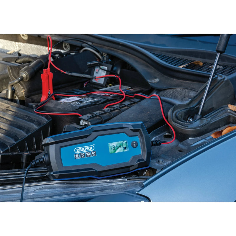 Draper 6/12V Smart Charger BCI10 10A Battery Maintainer