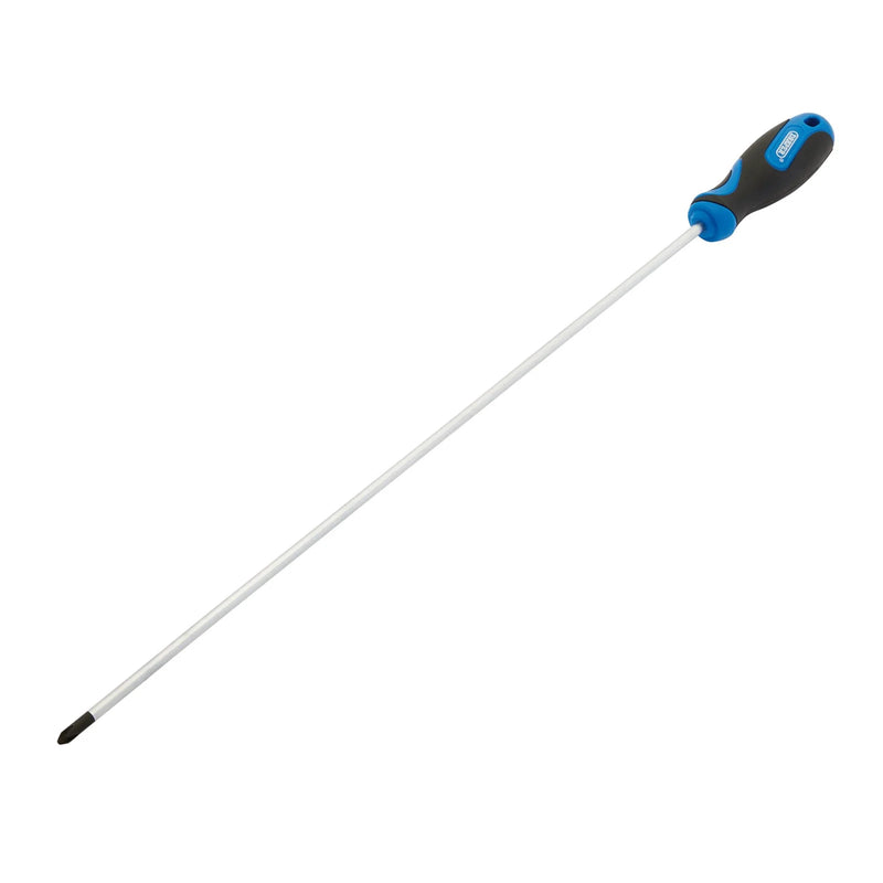 Draper Extra Long Reach Screwdriver No.2 x 450mm Soft Grip