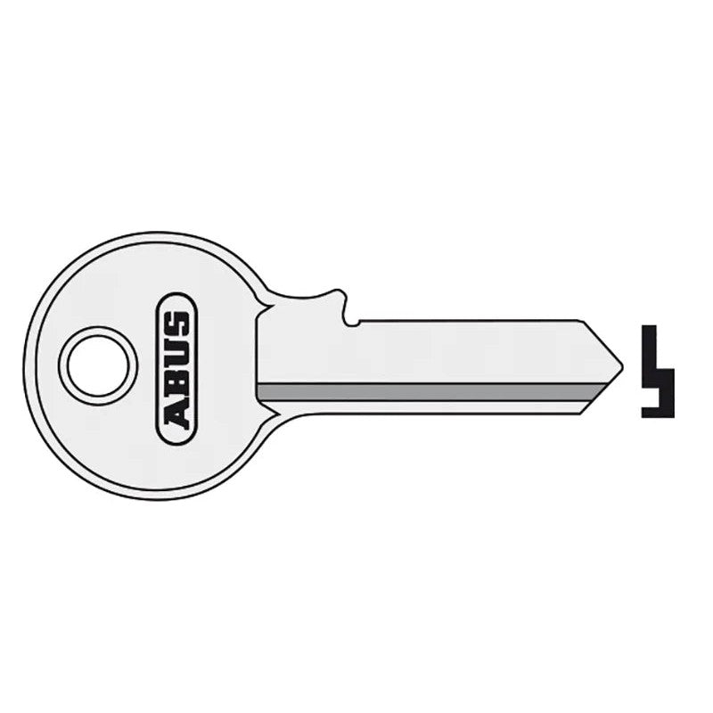 ABUS Mechanical 55/50 50mm Key Blank - 10002884-01