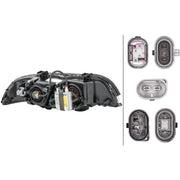 Hella Headlight Headlamp D2S/H7 Left 1LL 008 052-591